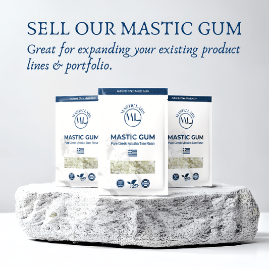 CONTACT TO ORDER B2B - Mastic Gum Small/Fine Tears - 20 Gram Bulk Pouches - Mastic Labs