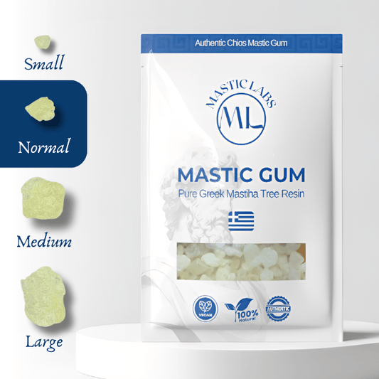 CONTACT TO ORDER B2B - Pure Mastic Gum - Normal Tears - 20 Gram Bulk Pouches - Mastic Labs