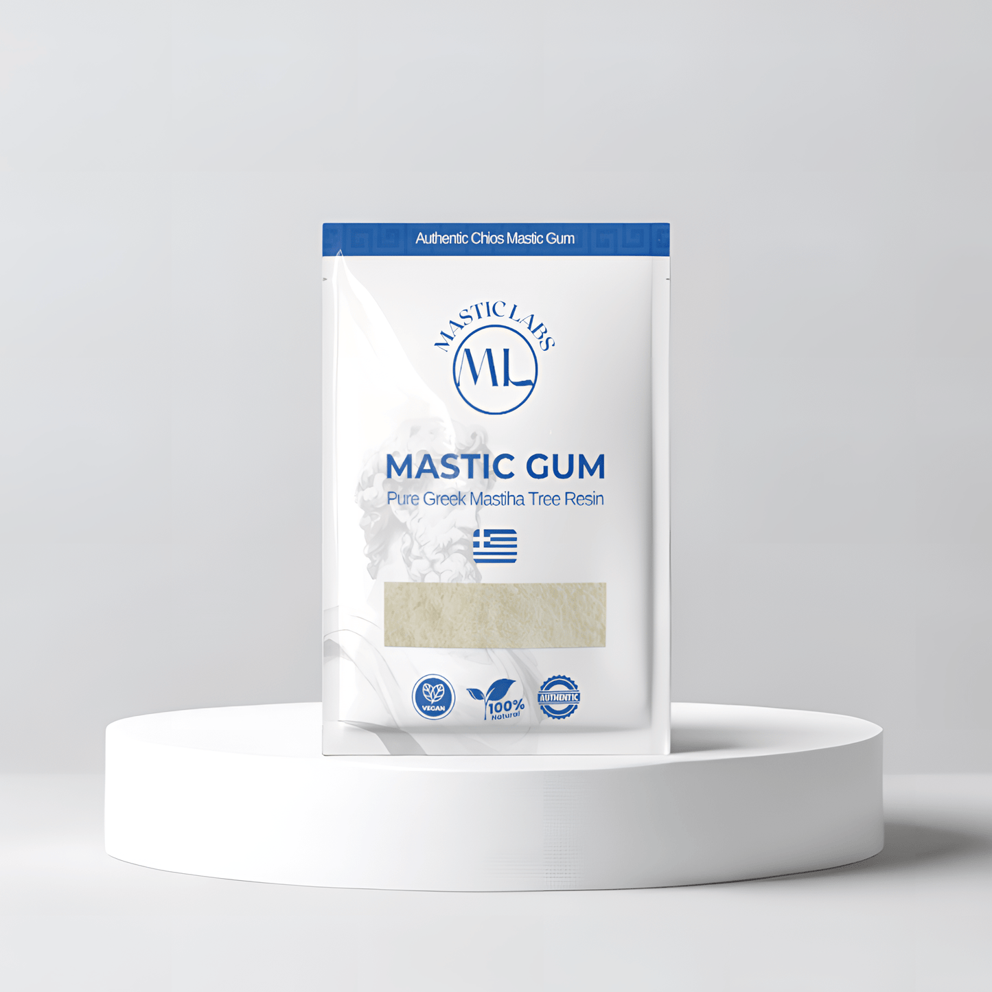 Pure Greek Chios Mastic Gum Mastiha (Pistacia Lentiscus) - Powder - Mastic Labs