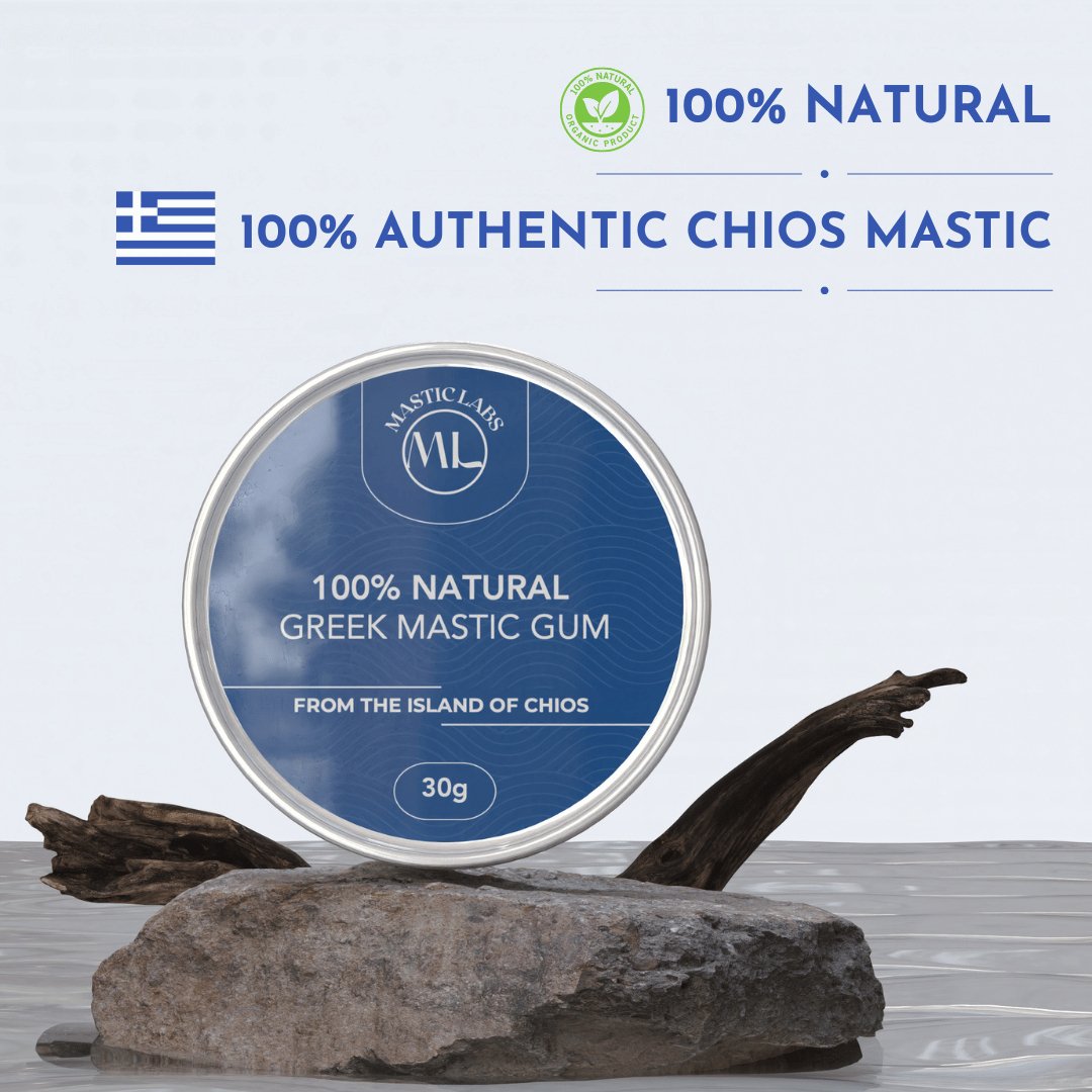 100% Premium Greek Mastic Gum In Aluminium Tin - Large/XL Tears - Mastic Labs