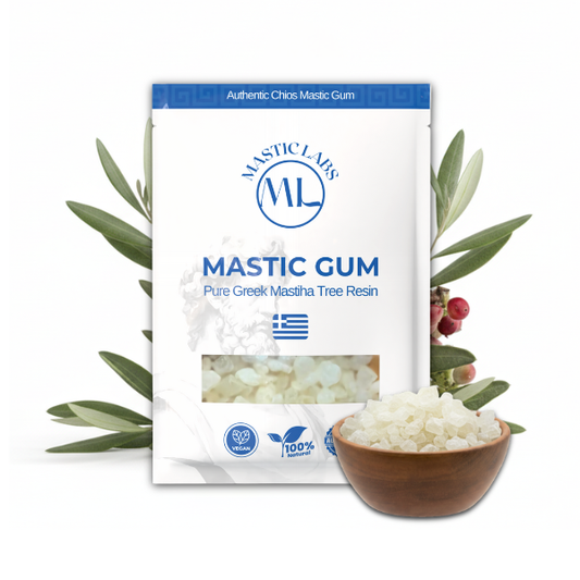 Pure Greek Chios Mastic Gum (Pistacia Lentiscus) - Small/Fine Crystals