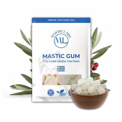 Pure Greek Chios Mastic Gum (Pistacia Lentiscus) - Large Tears