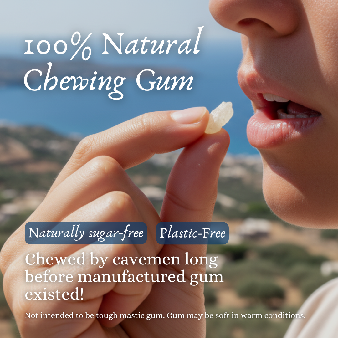 Pure Greek Chios Mastic Gum (Pistacia Lentiscus) - Small/Fine Crystals