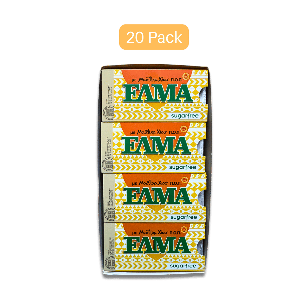 ELMA Mastiha Chewing Gum | Sugar-Free & Gluten-Free with Chios Mastiha & Mastiha Oil