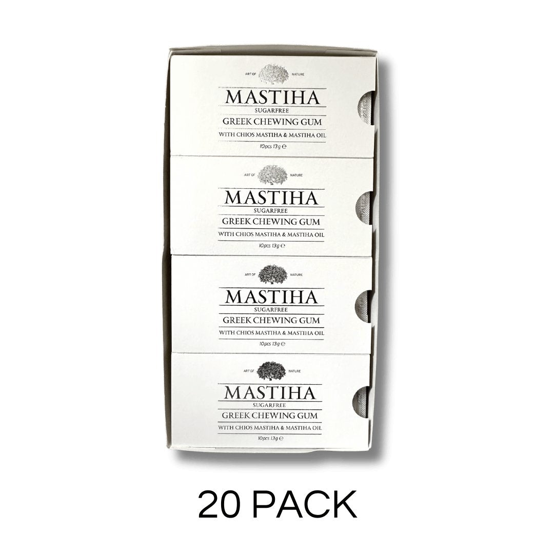 Mastiha Mastic Gum Chewing Gum - Sugar - Free - Gluten - Free - With Chios Mastiha & Mastiha Oil - Mastic Labs