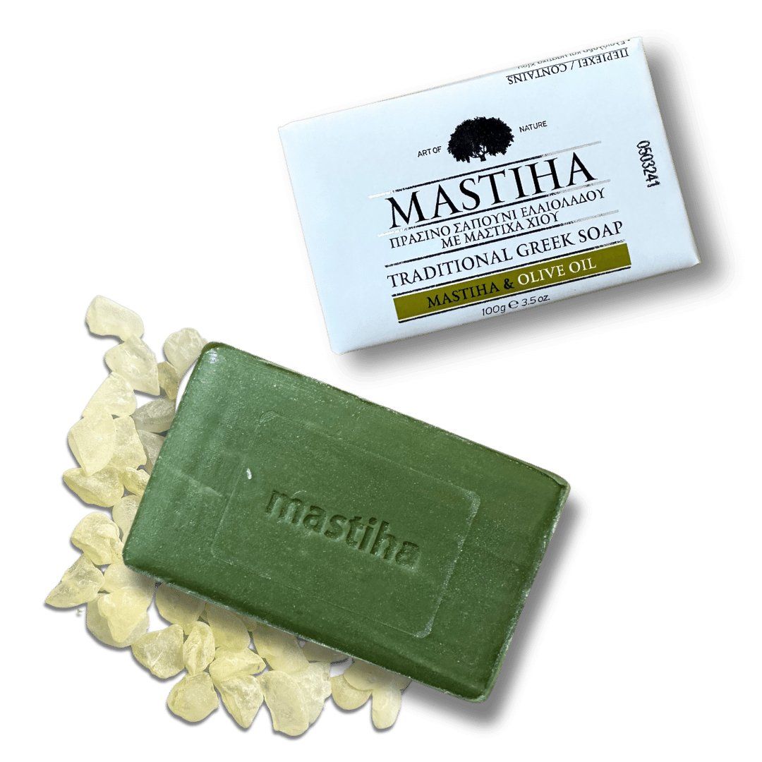 Mastiha & Olive Oil Soap - Paraben - Free | Fragrance - Free | Mineral Oil - Free | Dermatologically - Tested - Mastic Labs