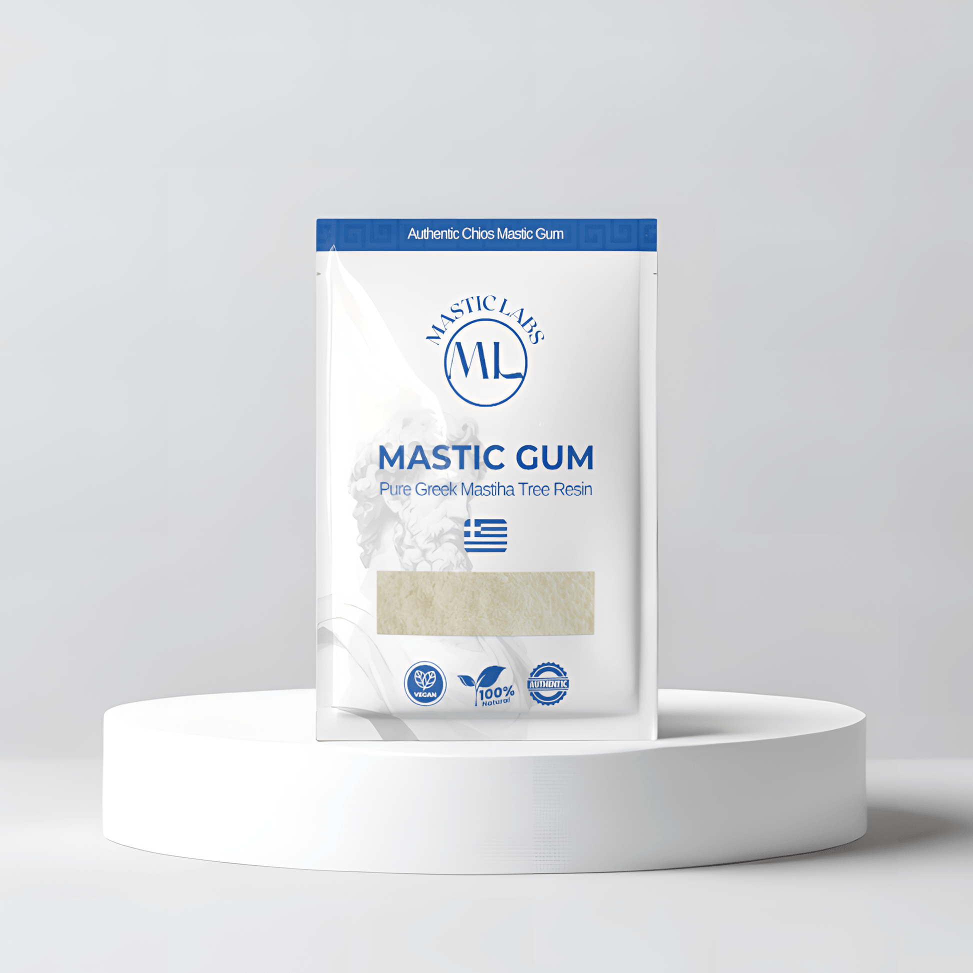 Pure Greek Chios Mastic Gum Mastiha (Pistacia Lentiscus) - Powder - Mastic Labs