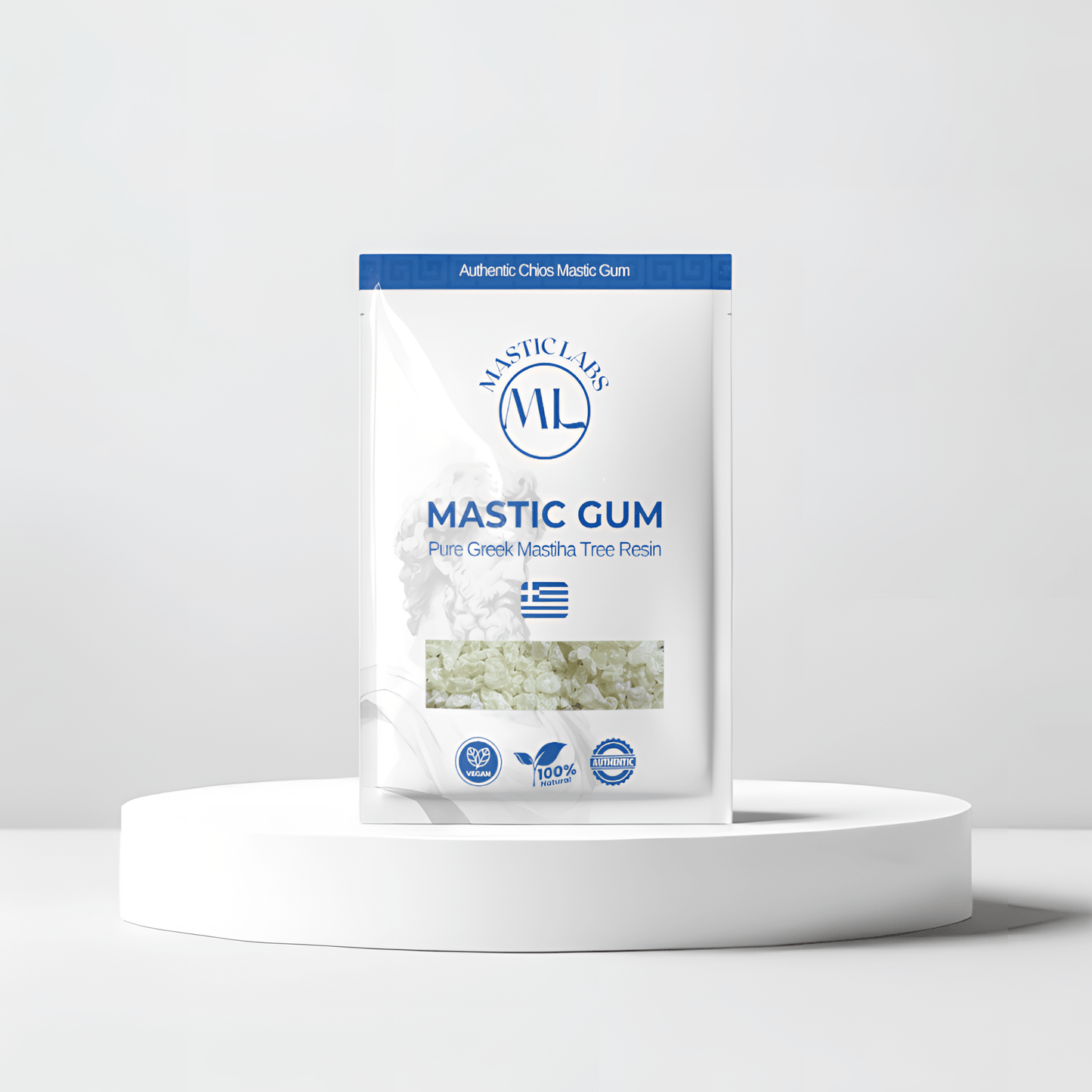 Pure Greek Chios Mastic Gum Mastiha (Pistacia Lentiscus) - Small/Fine Crystals - Mastic Labs